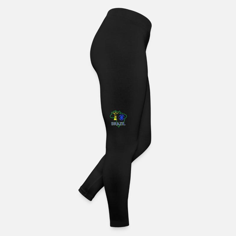 brazil - Women’s Jersey Leggings - black