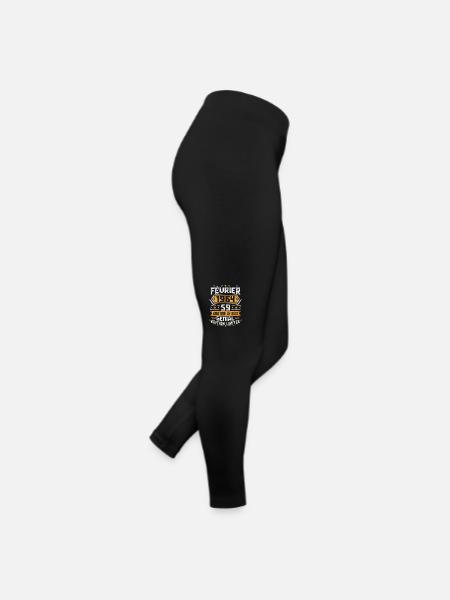 Rétro Cadeau D'anniversaire 59 Ans Février 1964 - Legging en jersey Femme - noir - Droite
