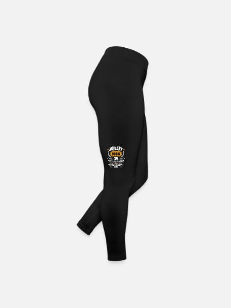 Vintage 1988 Juillet Cadeau D'anniversaire 35 Ans - Legging en jersey Femme - noir - Droite