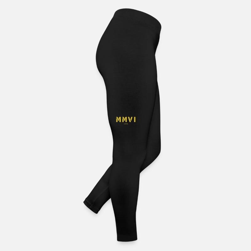 Chiffres romains année de naissance Fabriqué en 2006 Legging en jersey Femme