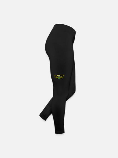 Maikop Design – Pour les fans de la capitale de l’Adyguée - Legging en jersey Femme - noir - Droite