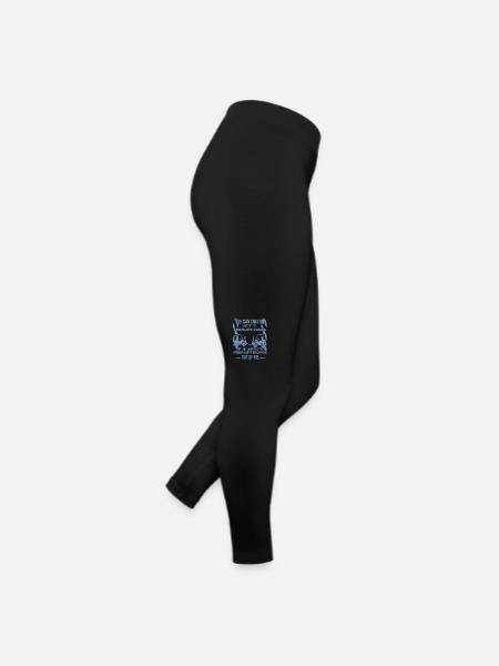 Gabelstaplerfahrer Spruch lustig Lager Logistik - Frauen Jersey Leggings - Schwarz - Rechts