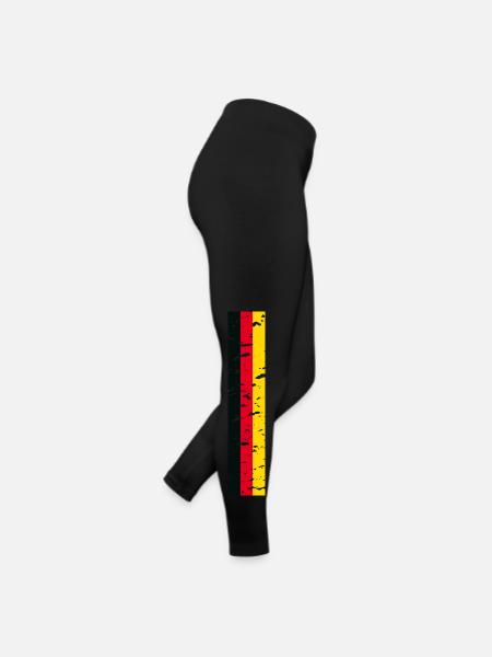 Germany T-Shirt Outfit Design - Women’s Jersey Leggings - black - Right