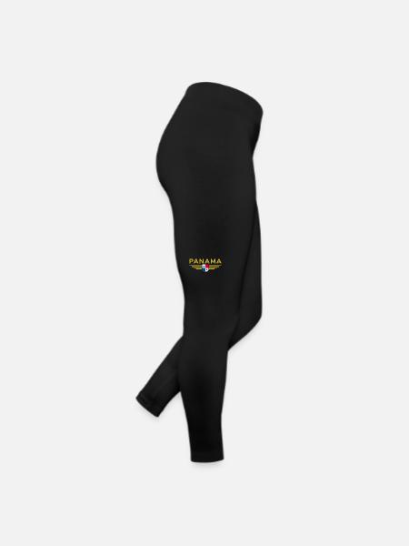 Conception du t-shirt Panama - Legging en jersey Femme - noir - Droite