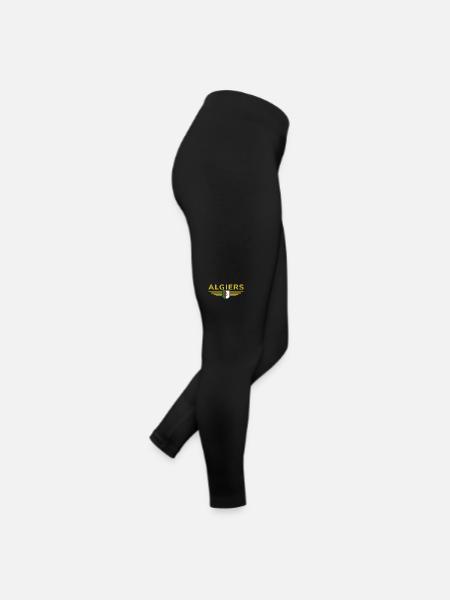Alger Design – Capitale de l’Algérie - Legging en jersey Femme - noir - Droite