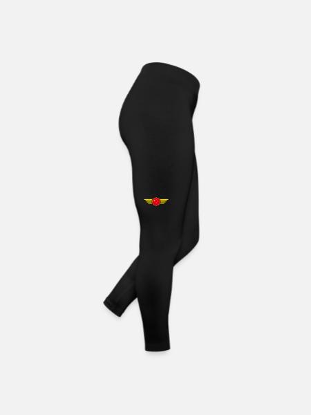 J’aime la Chine, T-shirt design de style élégance - Legging en jersey Femme - noir - Droite