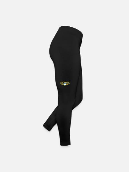 T-shirt Tachkent – Cœur de l’Ouzbékistan - Legging en jersey Femme - noir - Droite
