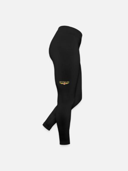 Seychelles fans: T-shirts for island dreams - Women’s Jersey Leggings - black - Right