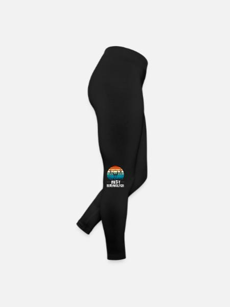 The Best Minigolfer Golf Sport - Women’s Jersey Leggings - black - Right