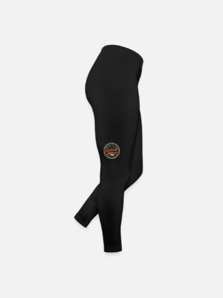 Vintage 1963 Retro Anniversary 1963 - Women’s Jersey Leggings - black - Right