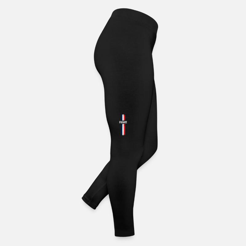 Flagge Frankreichs Frauen Jersey Leggings