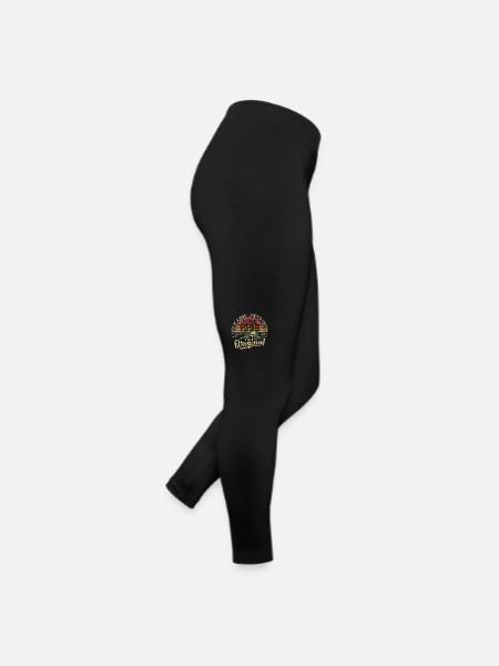 Juin 1998 Vintage Cadeau D’anniversaire 1998 Juin - Legging en jersey Femme - noir - Droite