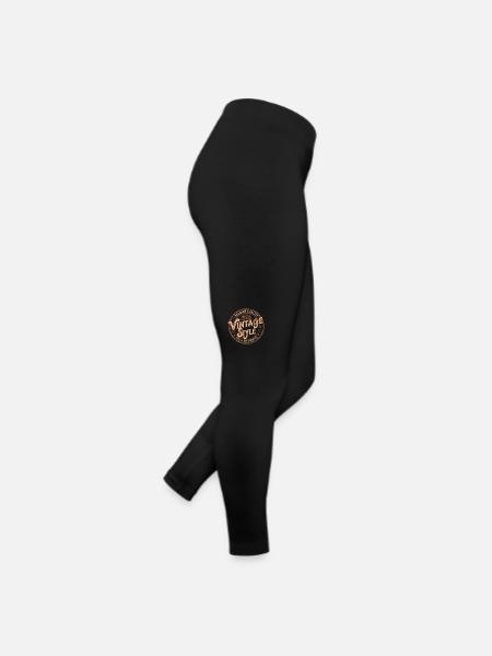 Vintage 1975 Cadeau D'anniversaire 1975 Rétro 1975 - Legging en jersey Femme - noir - Droite