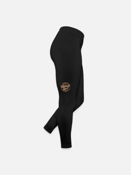 Vintage 1974 Cadeau D'anniversaire 1974 Rétro 1974 - Legging en jersey Femme - noir - Droite