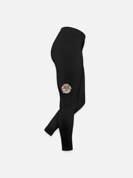 Vintage 2013 Retro Gifts 2013 Vintage 2013 - Women’s Jersey Leggings - black - Right