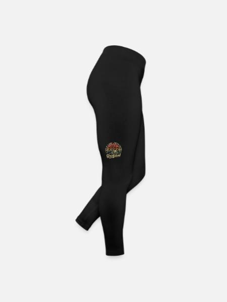July 2002 Original 2002 July 2002 Gift - Women’s Jersey Leggings - black - Right