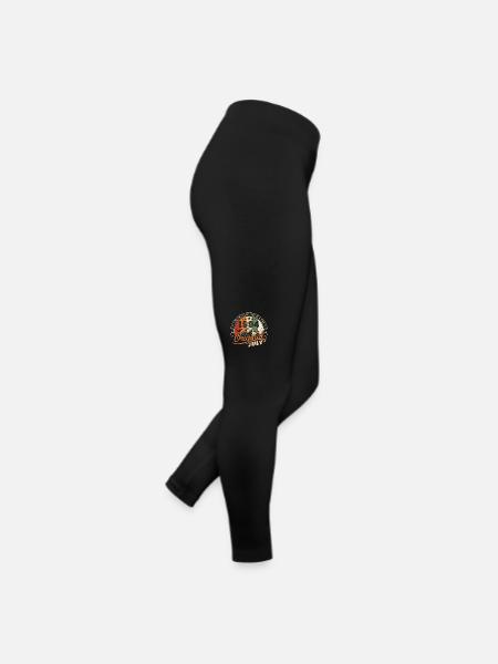 1994 Juli 1994 Shirt Geburtstag 1994 Geschenk - Frauen Jersey Leggings - Schwarz - Rechts