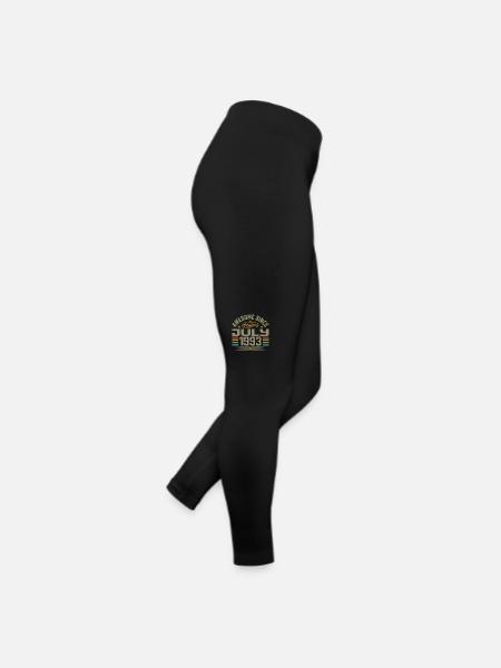 Baujahr Juli 1993 | Geschenk Juli 1993 - Frauen Jersey Leggings - Schwarz - Rechts
