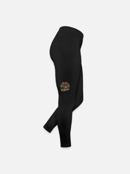 August 2002 Geburtstagsgeschenk 2002 Legenden August - Frauen Jersey Leggings - Schwarz - Rechts