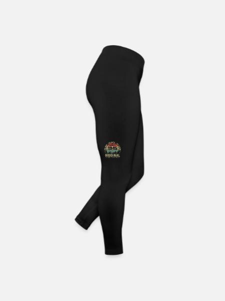 Légende Depuis Août 1945 Cadeau Anniversaire 1945 - Legging en jersey Femme - noir - Droite