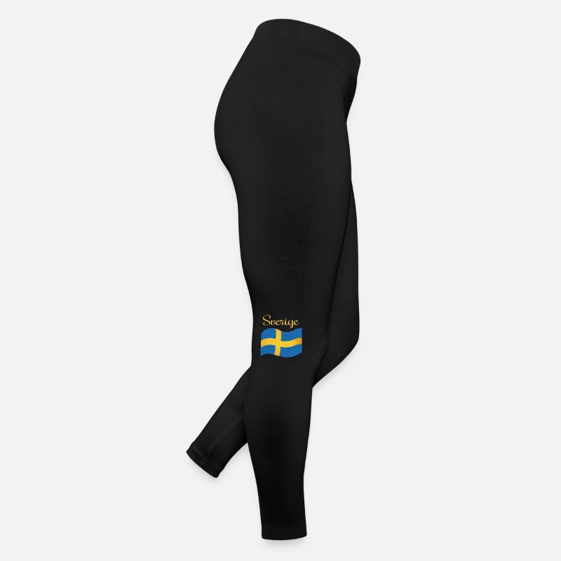 Le drapeau de la Suède Sverige Legging en jersey Femme