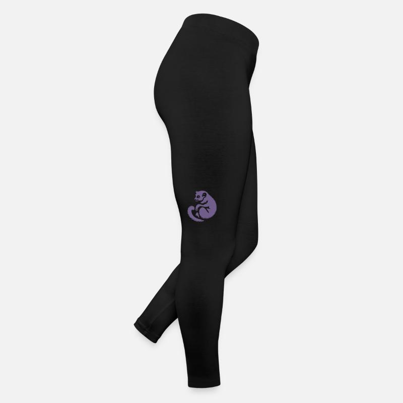 Loris Slowlori Silhouette Säugetier Frauen Jersey Leggings