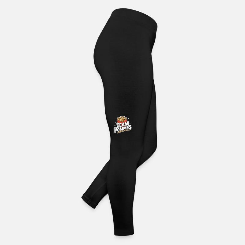 Frites, frites, restauration rapide Legging en jersey Femme