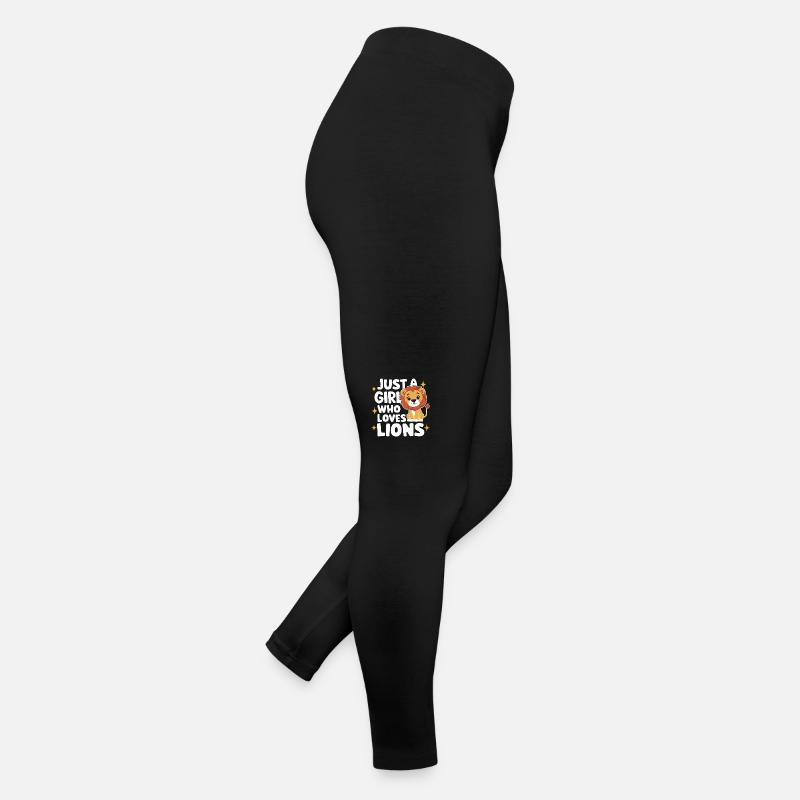 Löwe Löwen Tier Afrika Frauen Jersey Leggings