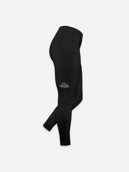 1951 Vintage 1951 Retro 1951 Birthday Gift - Women’s Jersey Leggings - black - Right
