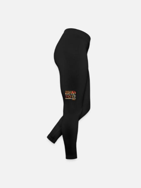 June 2012 Retro Vintage Juni 2012 birthday - Women’s Jersey Leggings - black - Right