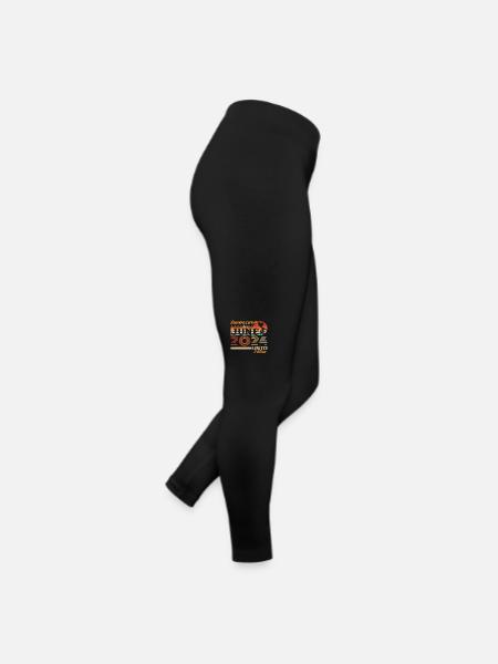 June 2024 Retro Vintage Juni 2024 birthday - Frauen Jersey Leggings - Schwarz - Rechts