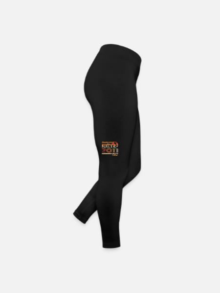 June 2011 Retro Vintage Juni 2011 birthday - Women’s Jersey Leggings - black - Right