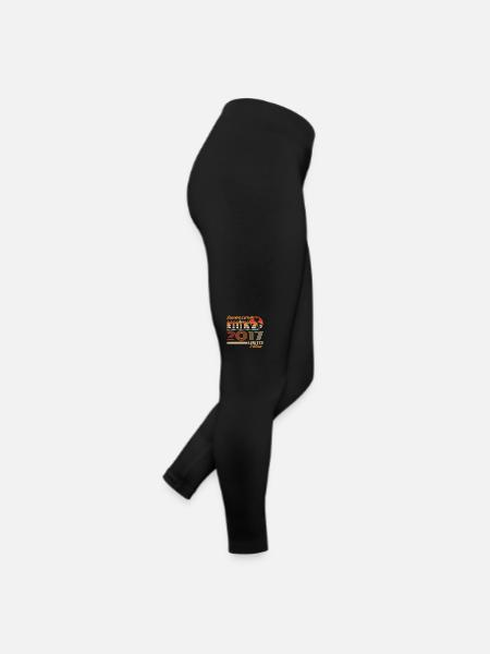 Juli 2017 Juli Geburtstagsgeschenk Juli 2017 - Frauen Jersey Leggings - Schwarz - Rechts