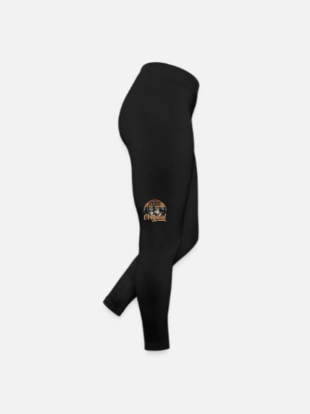 Original 2002 Retro 2002 Vintage 2002 Anniversary - Women’s Jersey Leggings - black - Right