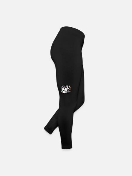 Texas State Texans Texas - Women’s Jersey Leggings - black - Right