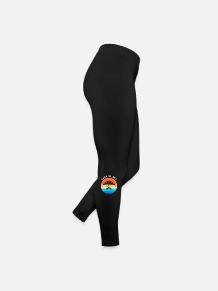 Gleitschirm Gleitschirmflieger Gleitschirmfliegen - Frauen Jersey Leggings - Schwarz - Rechts
