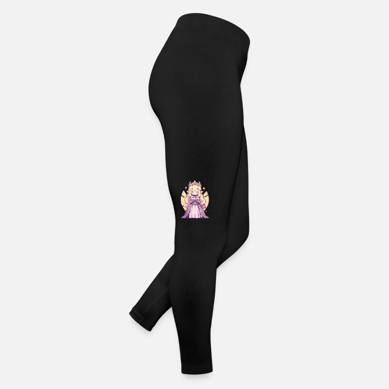 Princesse Chibi mignonne - Conception de conte de fées mignon Legging en jersey Femme