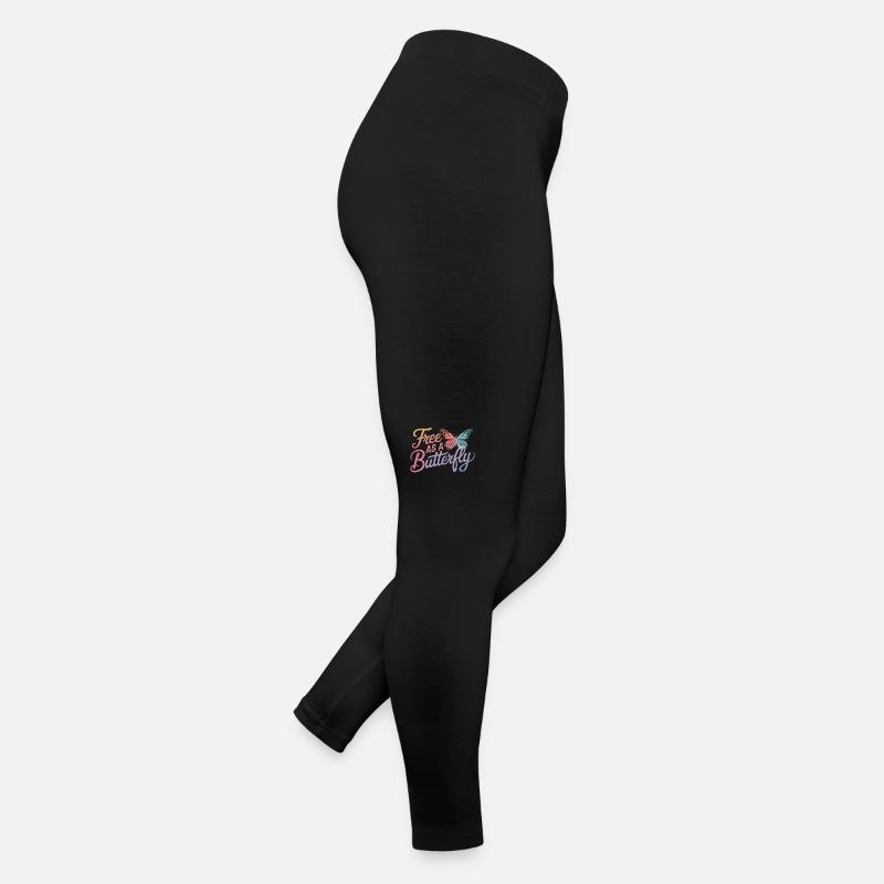 Schmetterling Monarchfalter Bunt Schmetterlinge Frauen Jersey Leggings