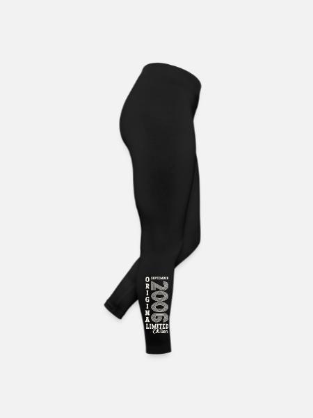 17th Birthday Original September Vintage 2006 - Women’s Jersey Leggings - black - Right
