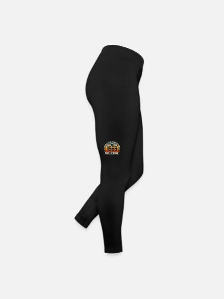 Vintage 1969 Retro 1969 Birthday Gift - Women’s Jersey Leggings - black - Right
