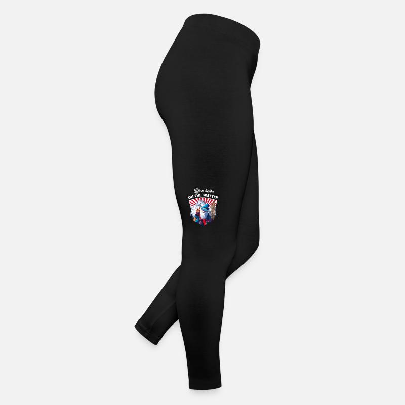 Ski, Skier - Life is better on the bretter Women’s Jersey Leggings