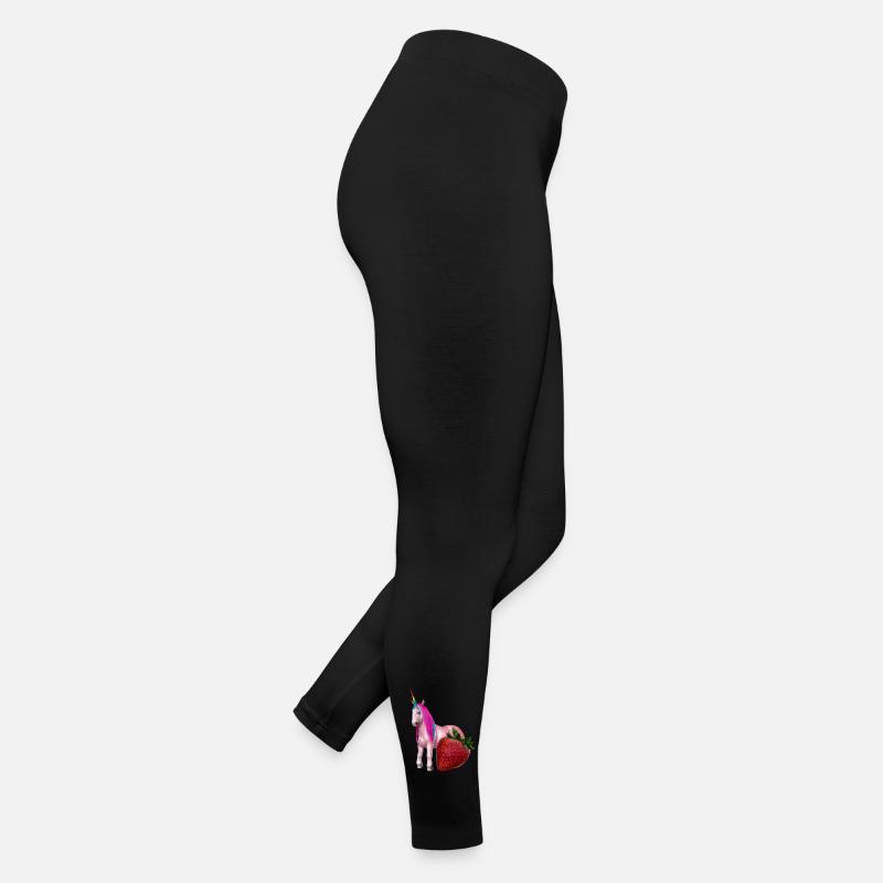 Einhorn mit Erdbeere Frauen Jersey Leggings
