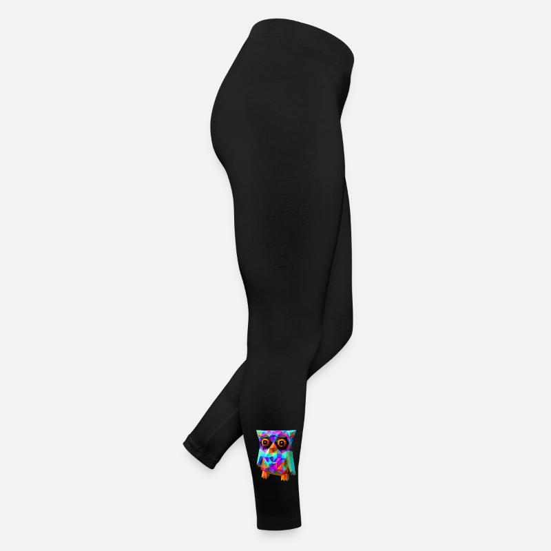 Hibou polygonal Legging en jersey Femme