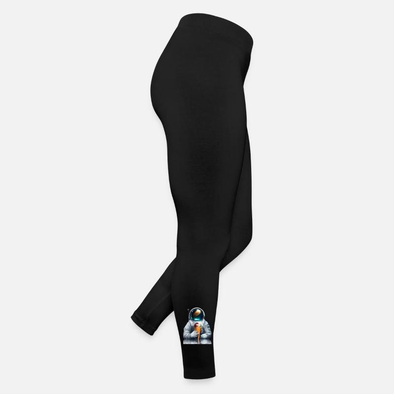 Waffle Ice Cream Astronaut Women’s Jersey Leggings