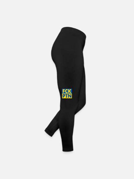 Fck ptn - Legging en jersey Femme - noir - Droite