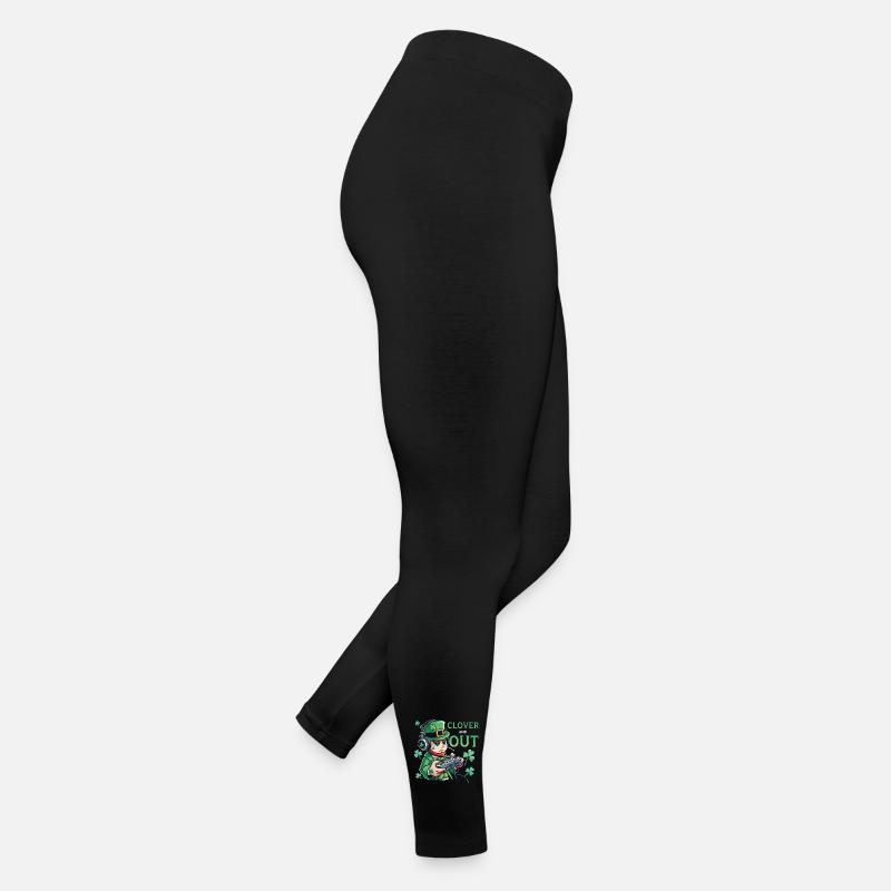 Saint-Patrick Gaming Design Clover and Out Legging en jersey Femme
