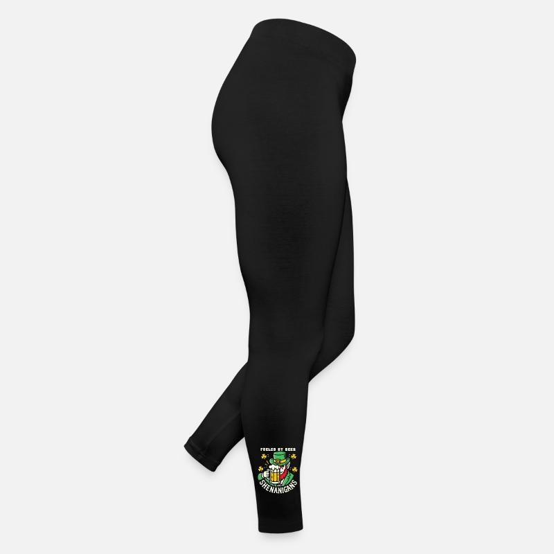 Fête de la Saint-Patrick avec de la bière et des blagues Legging en jersey Femme