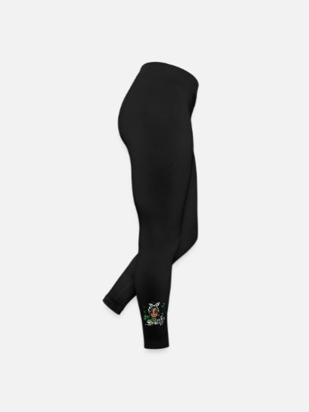 La Saint-Patrick ma fille, je suis heureuse aujourd’hui - Legging en jersey Femme - noir - Droite