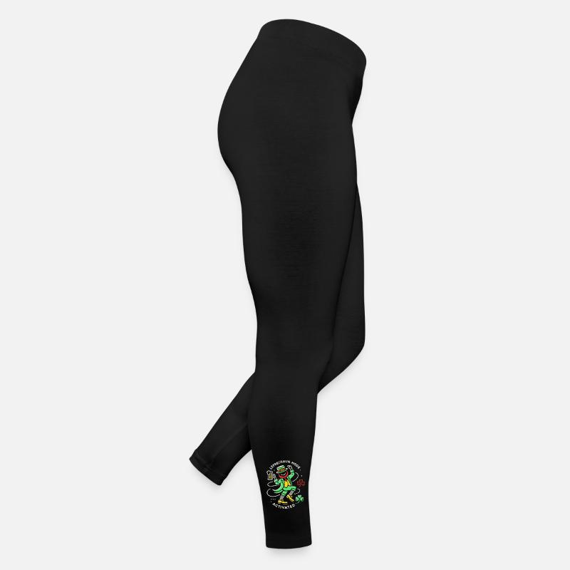 St. Patrick's Day Leprechaun Mode Enabled Women’s Jersey Leggings