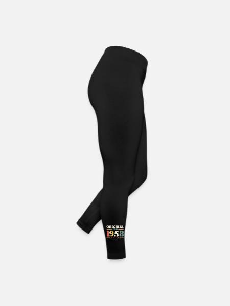 Original Juin 1958 Millésime 1958 Anniversaire 1958 - Legging en jersey Femme - noir - Droite